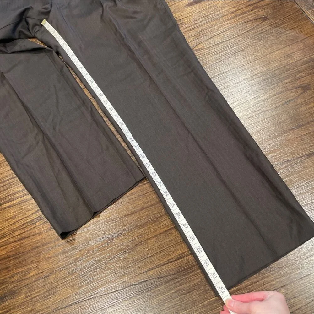 NWT J.Crew Crosby Classic-Fit Suit Pant 38x32 Brown Lightweight Italian Wool